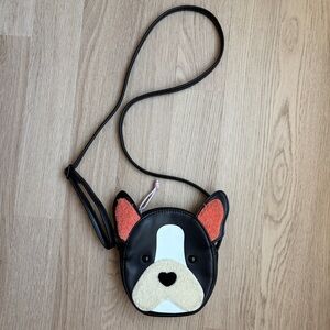 Cute Dog Face French bulldog Crossbody Bag kids